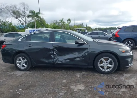 2017 Chevrolet Malibu Ls из США, поврежденный, VIN 1G1ZB5STXHF291663